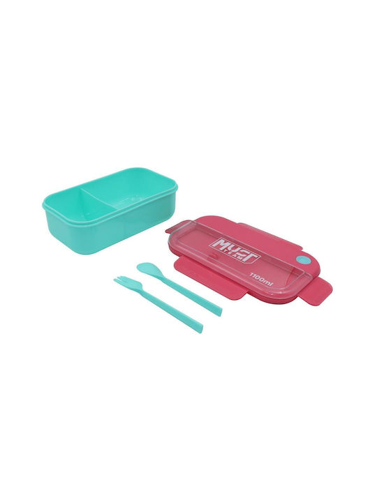 Must Plastic Lunch Box Lilac 1100ml 000585386