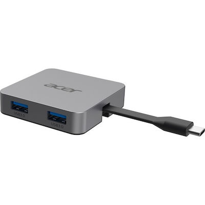 Acer 4in1 USB-C Docking Station with HDMI 4K PD Gray