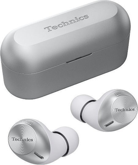 Technics EAH-AZ40M2 In-Ear Bluetooth-Freisprecheinrichtung Kopfhörer mit Schweißresistenz und Ladeetui Silber