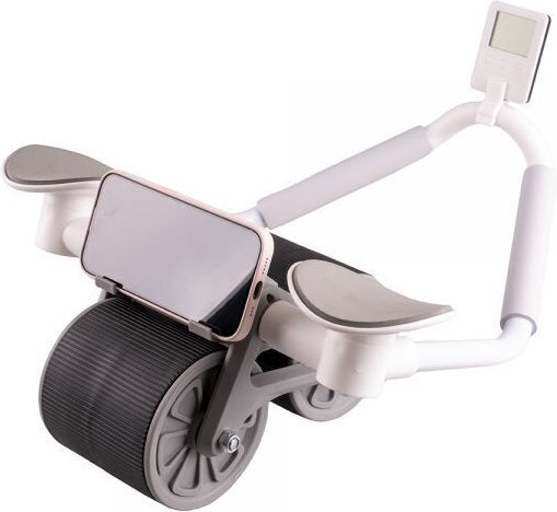 inSPORTline 26325 Abdominal Trainer Gray with Anti-Slip Handles & Mat