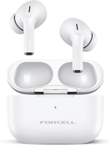 Forcell F-Audio In-ear Bluetooth Handsfree Earphones with Charging Case White