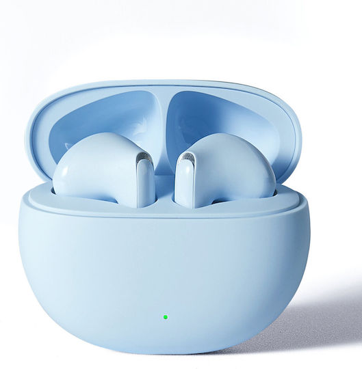 Joyroom JR-FB2 Earbud Bluetooth Handsfree Ακουστικά με Αντοχή στον Ιδρώτα και Θήκη Φόρτισης Μπλε