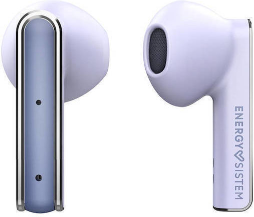 Energy Sistem Style 4 In-ear Bluetooth Handsfree Ακουστικά με Θήκη Φόρτισης Violet