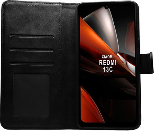 Vivid Book Δερματίνης Μαύρο (Redmi 13C 4G / Poco C65 4G)
