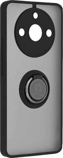 Techsuit Glinth Umschlag Rückseite Schwarz (Realme 11 Pro / 11 Pro+)