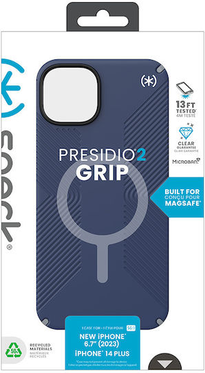 Speck Grip Back Cover Plastic Blue (iPhone 15 Plus)