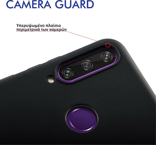 Volte-Tel Camera Guard Back Cover Silicone Black (Redmi 9T)