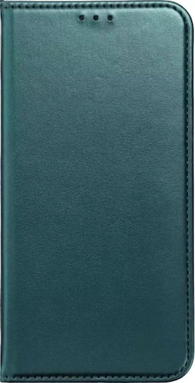 Smart Back Cover Δερμάτινο Μαγνητικό Πράσινο (Realme C55)