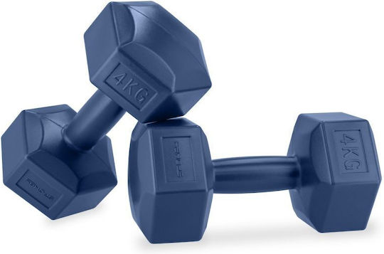 Spokey Monster Set Of Hexagon Dumbbells 1 Piece Total Weight 4kg