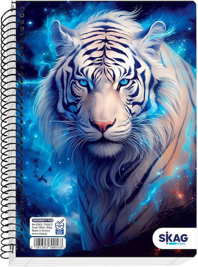 Skag Skag Spiral Notebook B5 University Fun 3 Subjects Boy Random Design Selection