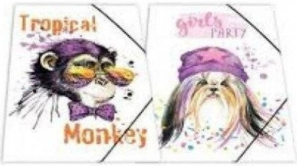 Skag Ντοσιέ Λάστιχο A4 Neon Kidz Sad Dogs 255011