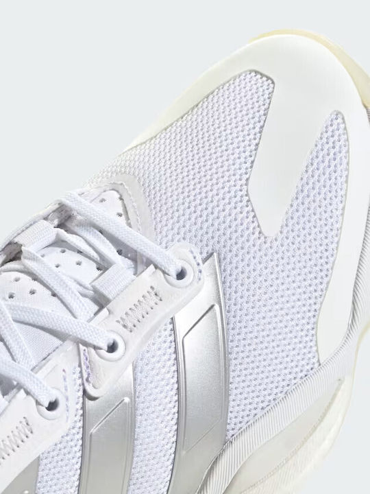 Adidas Stabil 16 Γυναικεία Αθλητικά Παπούτσια Βόλεϊ Λευκό-ασημί