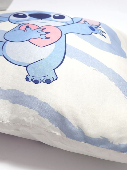 Disney Παιδικό Διακοσμητικό Μαξιλάρι Stitch Εκρού 40x40εκ.