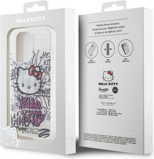 Hello Kitty Задна корица Пластмаса Бял (iPhone 14 Pro Max)
