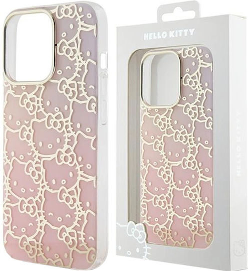 Hello Kitty Задна корица Пластмаса Розов (iPhone 15 Pro Max)