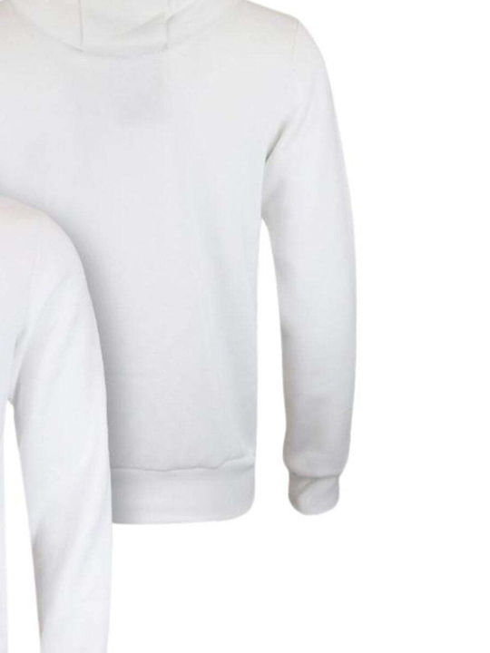 Senior Men's Sweatshirt with Hood White