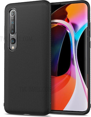 Volte-Tel Back Cover Σιλικόνης Μαύρο (Xiaomi Mi 10 / Mi 10 Pro)