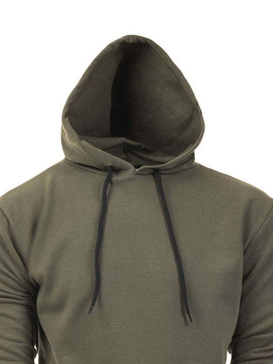 MBLK Men's Sweatshirt with Hood Khaki