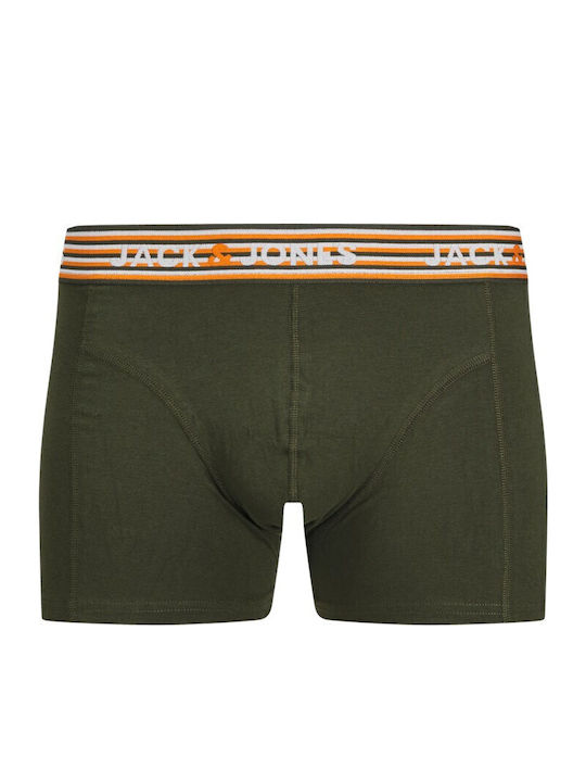 Jack & Jones Σετ Παιδικά Μποξεράκια πράσινο 3τμχ
