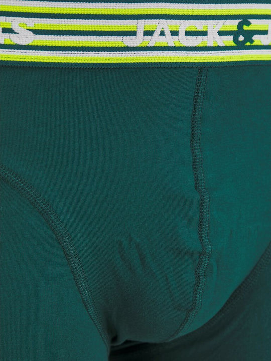 Jack & Jones Σετ Παιδικά Μποξεράκια πράσινο 3τμχ