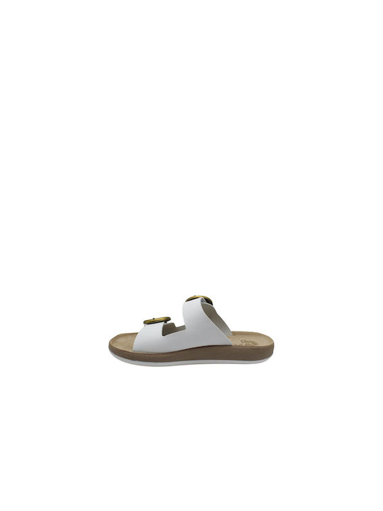 Fantasy Sandals Anatomic Leather Women's Sandals White