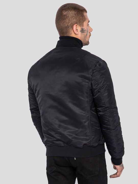 Schott N.y.c Ανδρικό Μπουφάν Bomber Black