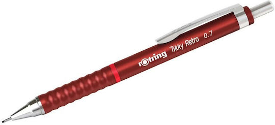 Rotring Tikky Retro 0.7mm Red Mechanical Pencil 3026982026316