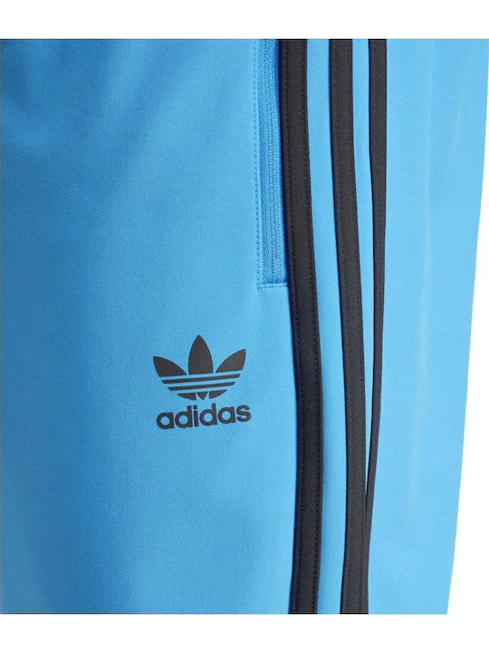 Adicolor Παντελόνι Φόρμας Γυαλιστερό με Λάστιχο Brblue