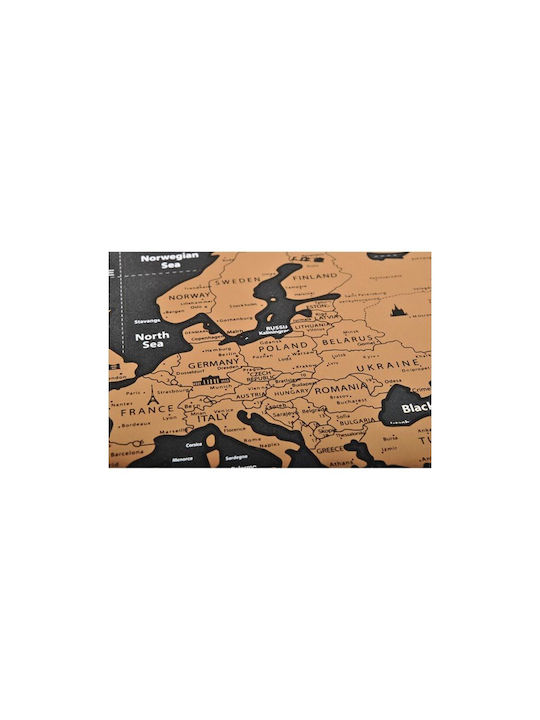 Scratch Map World Flags 82x59 Cm Aria Trade