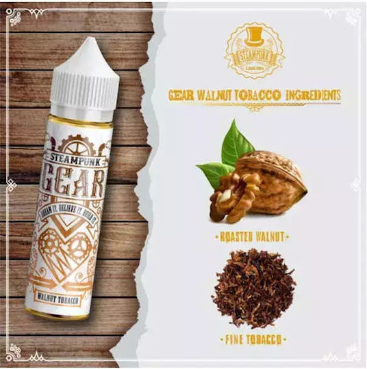 Steampunk Gear Tutun cu Nucă 20/60ml Tutun & Nucă