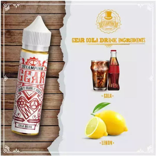 Steampunk Gear Cola Drink 20/60ml Cola & Lemon