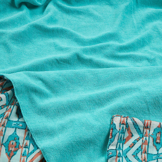 Verde Beach Towel with Fringes