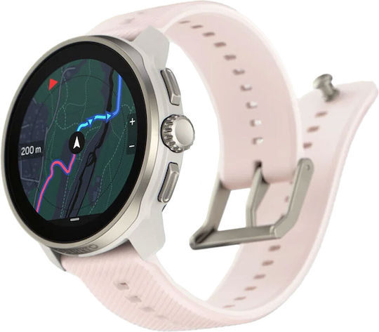 Suunto Race S Неръждаема стомана 45мм Водоустойчив Смартчасовник с Пулсомер (Powder Pink)