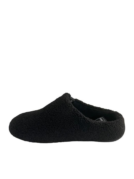 York Nairobi Winter Damen Hausschuhe Schwarze
