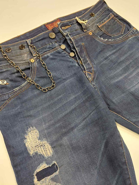 Ian Pantaloni Jeans pentru Bărbați Blue