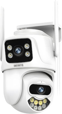 Infinitq Surveillance Camera Wi-Fi 6MP Full HD+ Waterproof with Two-Way Communication