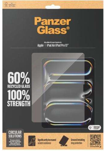 PanzerGlass 0.3mm Tempered Glass (Apple iPad Air 13" (2024 - 1st gen - M2) & iPad Pro 13" (2024 - 7th gen - M4)) 2835
