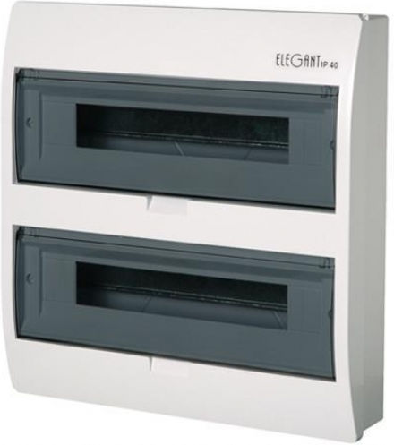 Eurolamp Wall mounted 18-Elements Fuse Box with 2 Rows