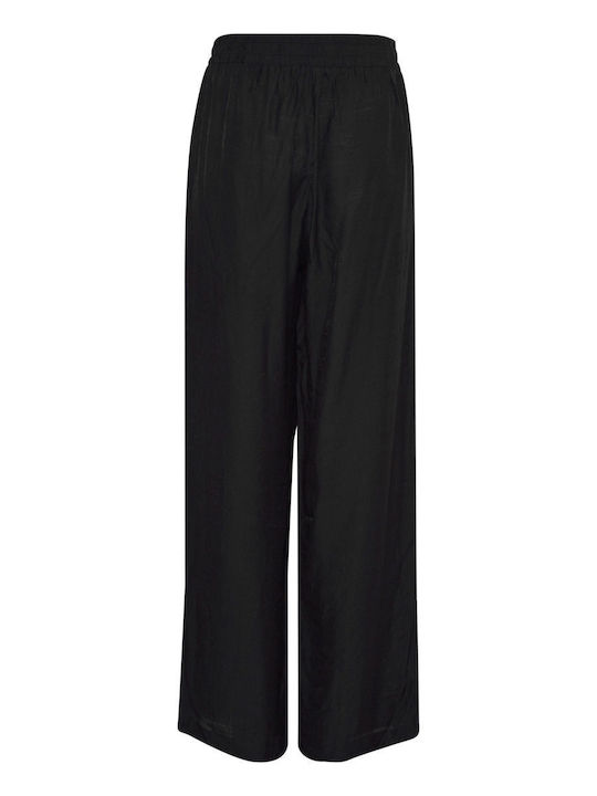Damen Stoff Hose Black