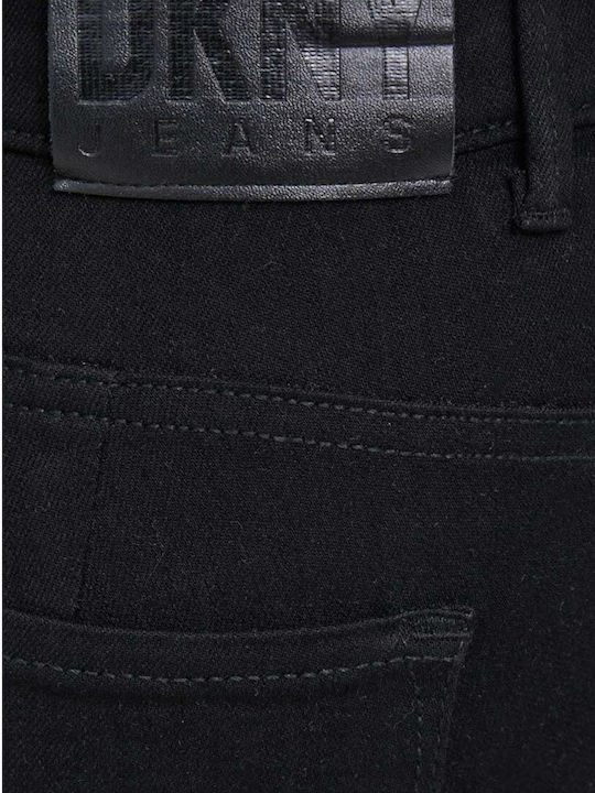 Bleecker High Rise Women's Jean Pants In Skinny Fit Black