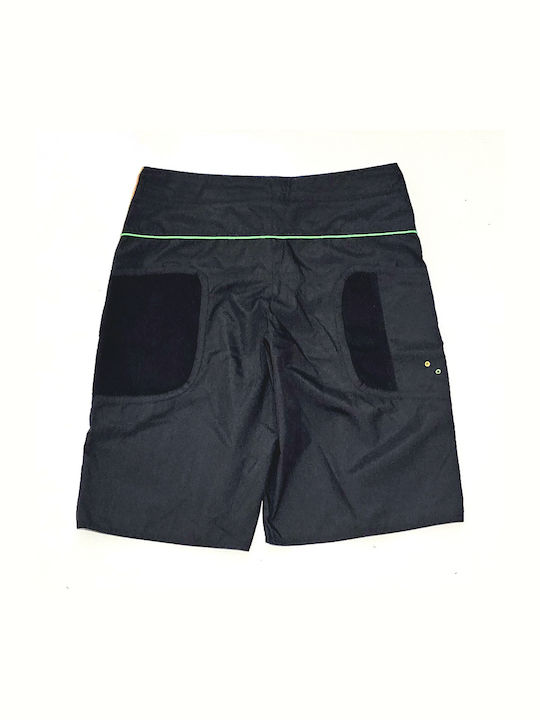 Nike Herren Badehose Bermuda Black/green/yellow/orange