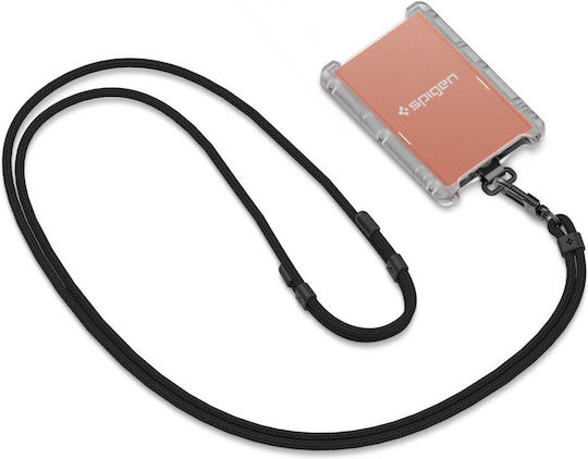 Spigen Universal Strap Set Lanyard And Pendant Neck Strap for Mobile Phones Black