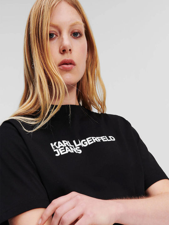 Karl Lagerfeld Damen T-Shirt Black