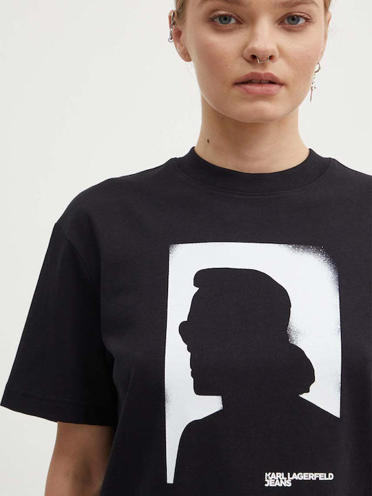 Karl Lagerfeld Γυναικείο T-shirt Black