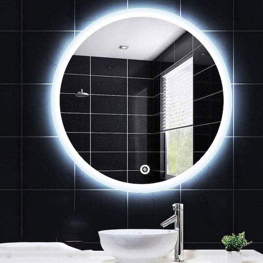 Tutumi Round Bathroom Mirror Led 60x60cm