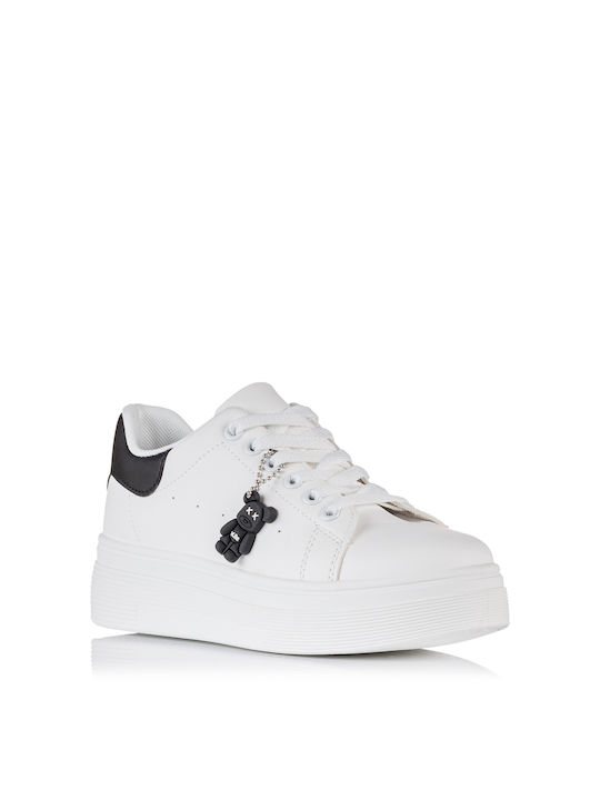 Plato Flatforms Sneakers White / Black