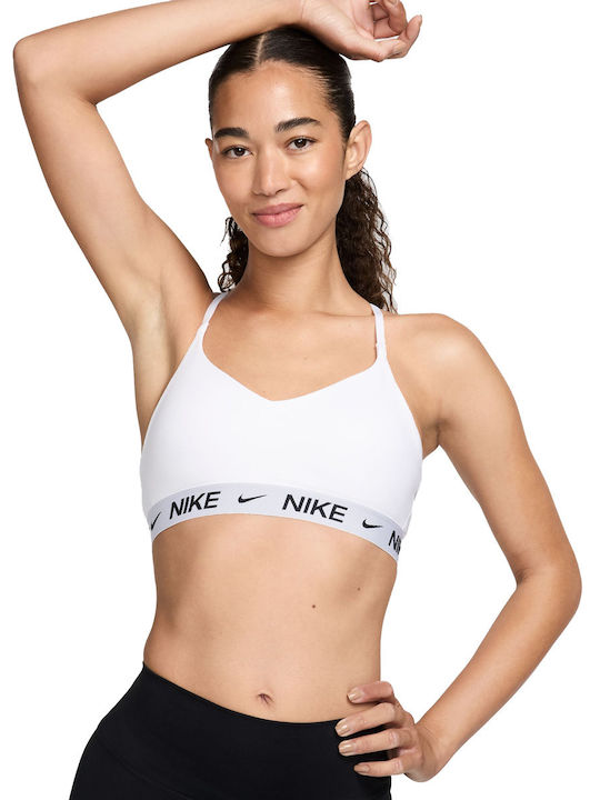 Dri-Fit INDY Women's Sports Bra without Padding White / Black