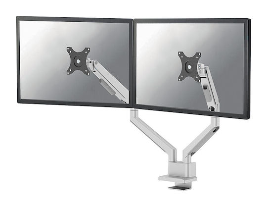 Neomounts Stand Desk Mounted for 2 Monitors up to 32" with Arm White (DS70-250SL2)