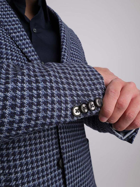 Men's Winter Suit Jacket Blue