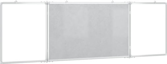 vidaXL Магнитен Дъска за маркери Окачване 60x200см